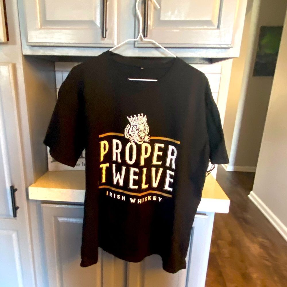 Proper 12 Irish whiskey, T-shirt, men, or women